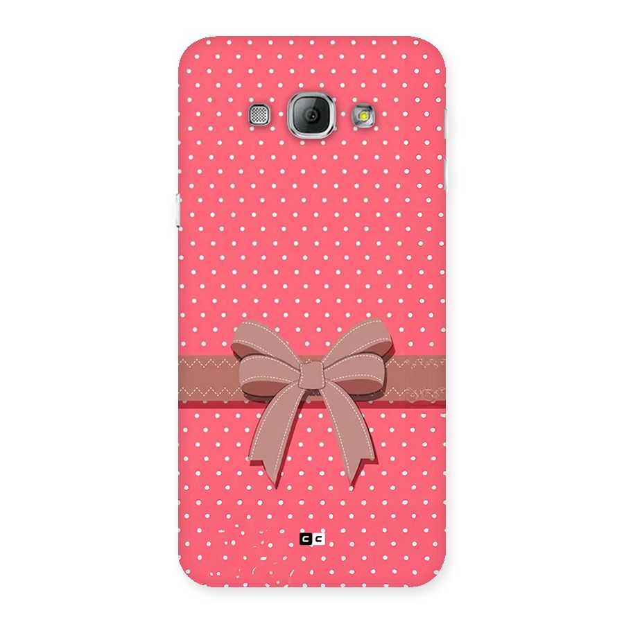 Gift Ribbon Back Case for Galaxy A8