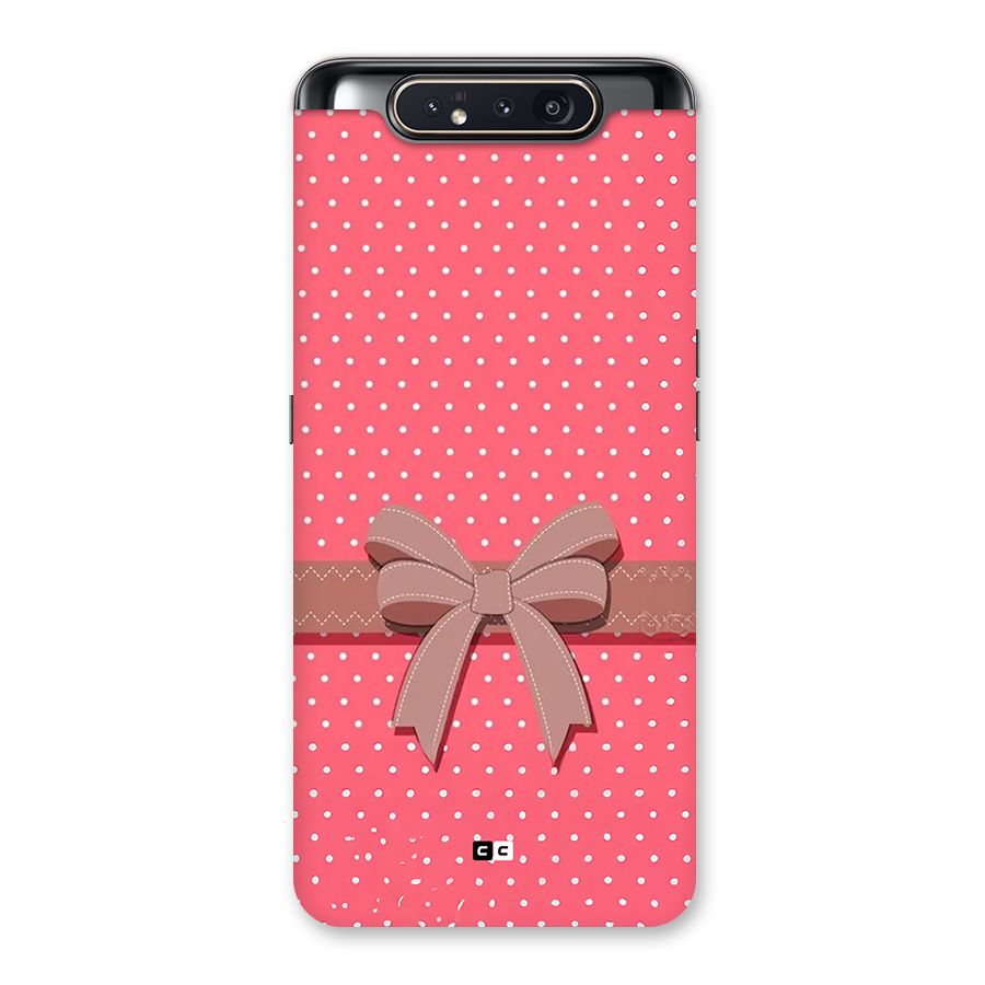 Gift Ribbon Back Case for Galaxy A80