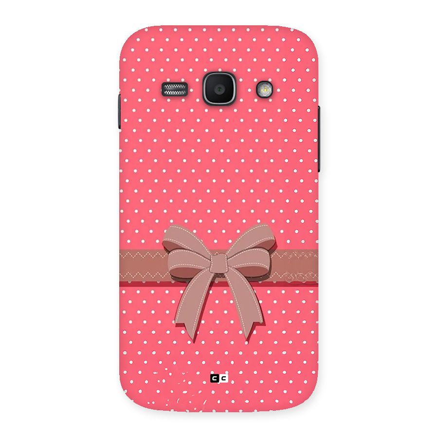 Gift Ribbon Back Case for Galaxy Ace3