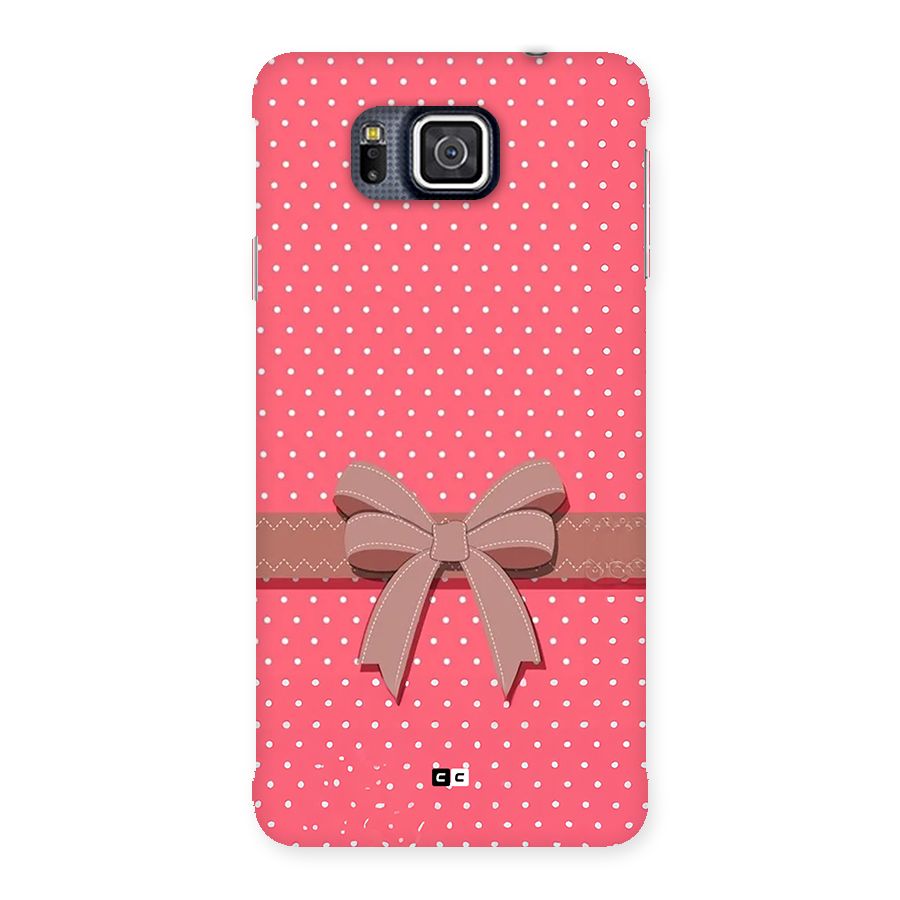 Gift Ribbon Back Case for Galaxy Alpha