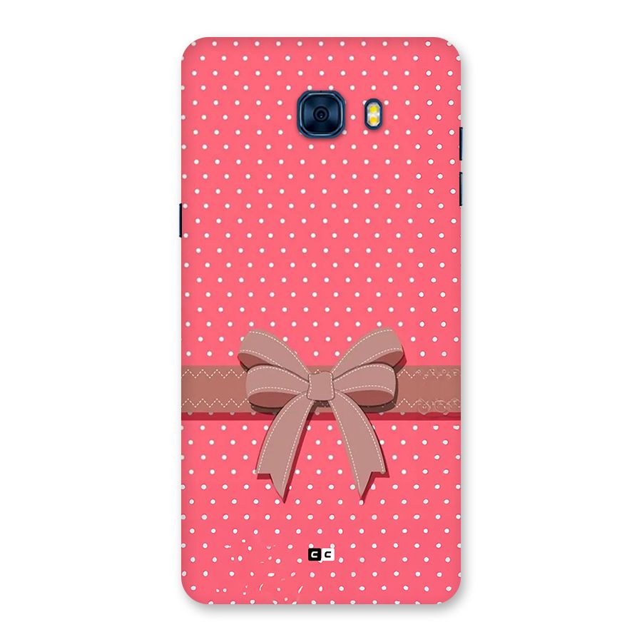 Gift Ribbon Back Case for Galaxy C7 Pro