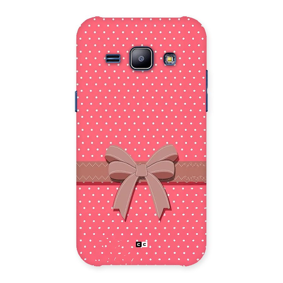 Gift Ribbon Back Case for Galaxy J1