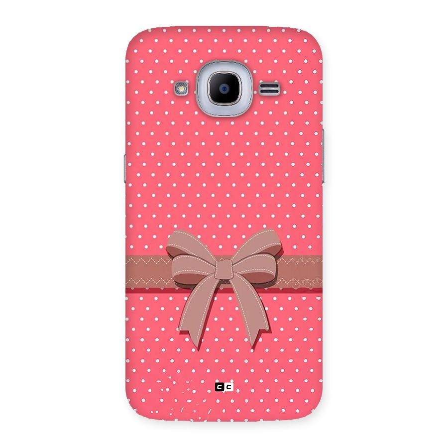 Gift Ribbon Back Case for Galaxy J2 2016