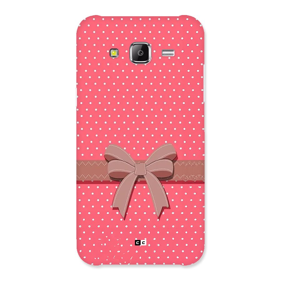 Gift Ribbon Back Case for Galaxy J2 Prime