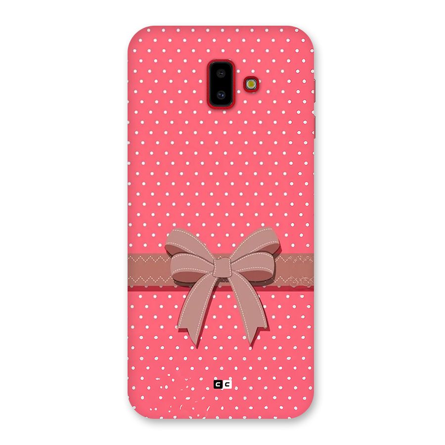 Gift Ribbon Back Case for Galaxy J6 Plus
