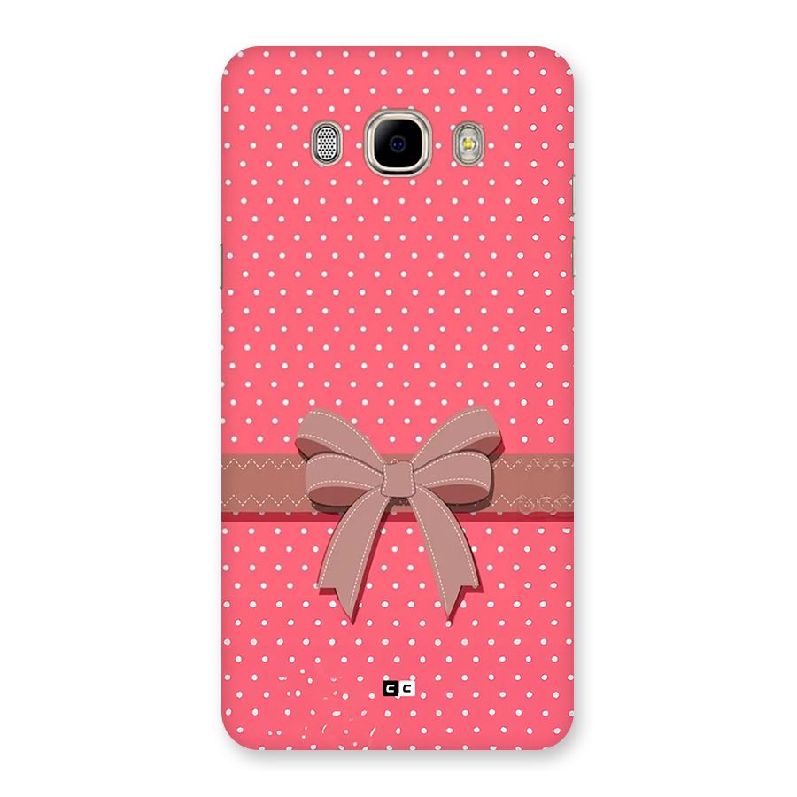 Gift Ribbon Back Case for Galaxy J7 2016