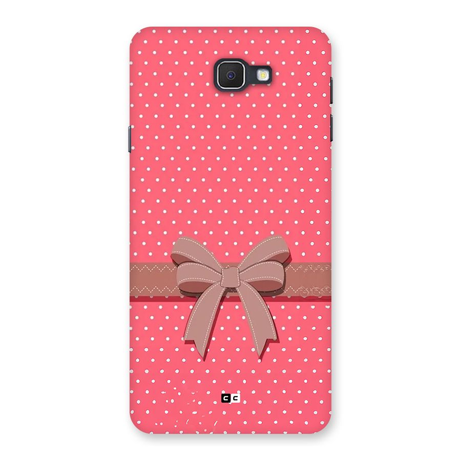Gift Ribbon Back Case for Galaxy J7 Prime