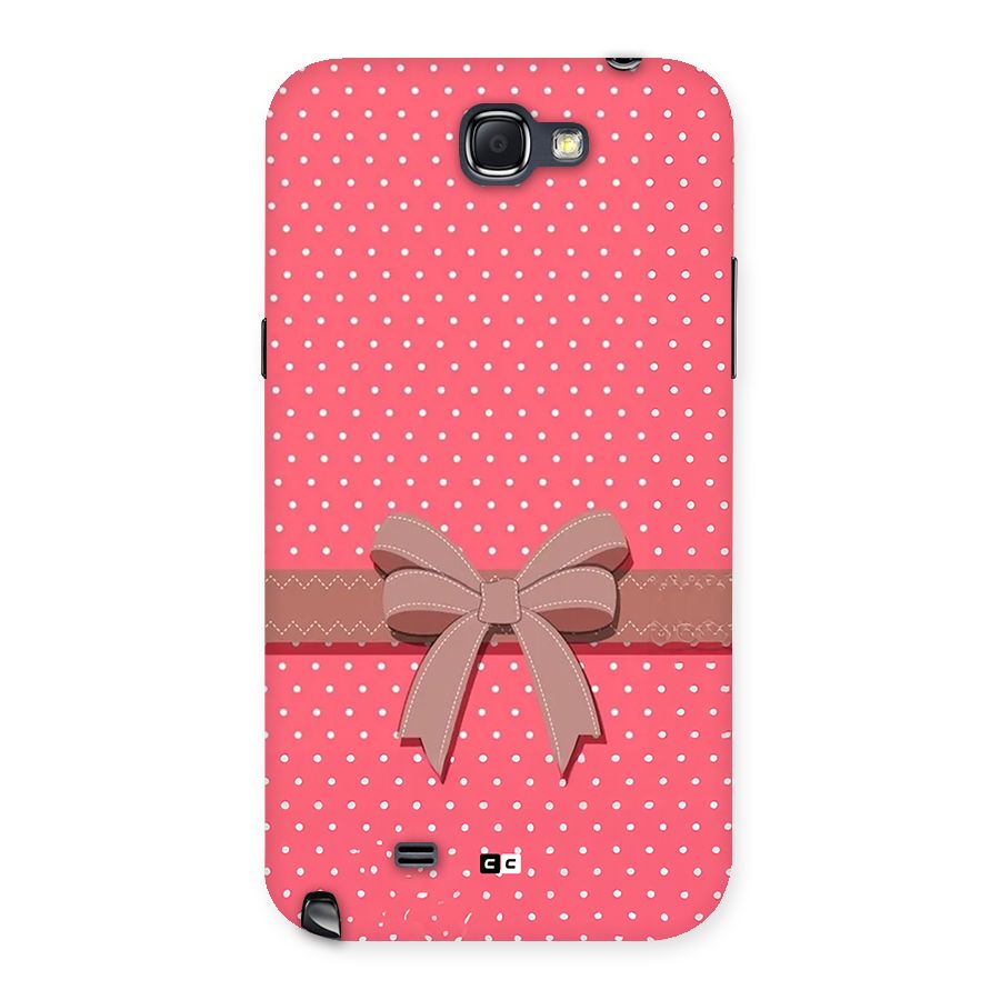 Gift Ribbon Back Case for Galaxy Note 2