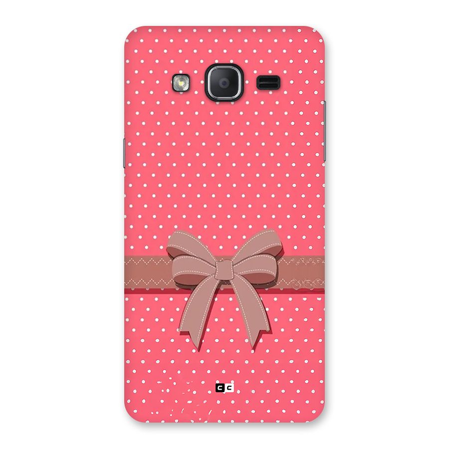 Gift Ribbon Back Case for Galaxy On7 2015