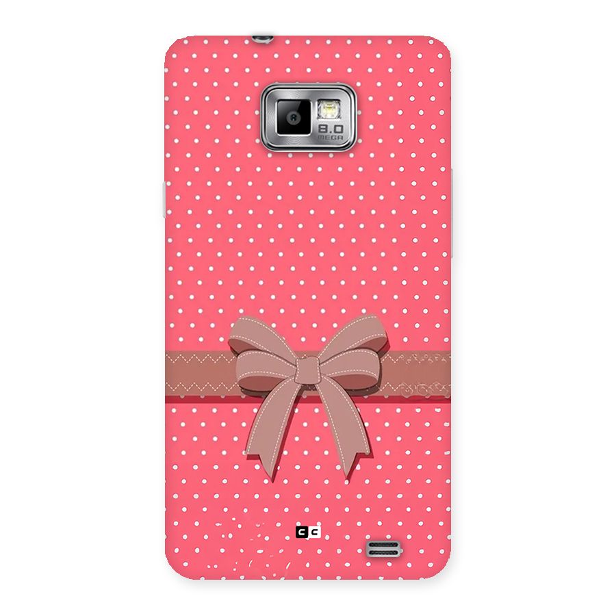 Gift Ribbon Back Case for Galaxy S2
