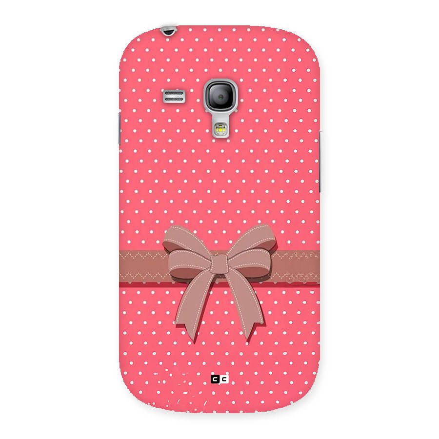 Gift Ribbon Back Case for Galaxy S3 Mini
