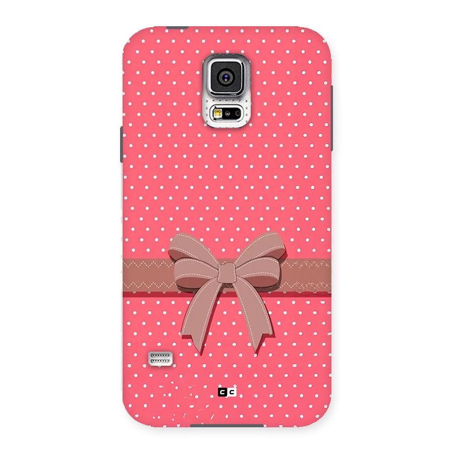 Gift Ribbon Back Case for Galaxy S5