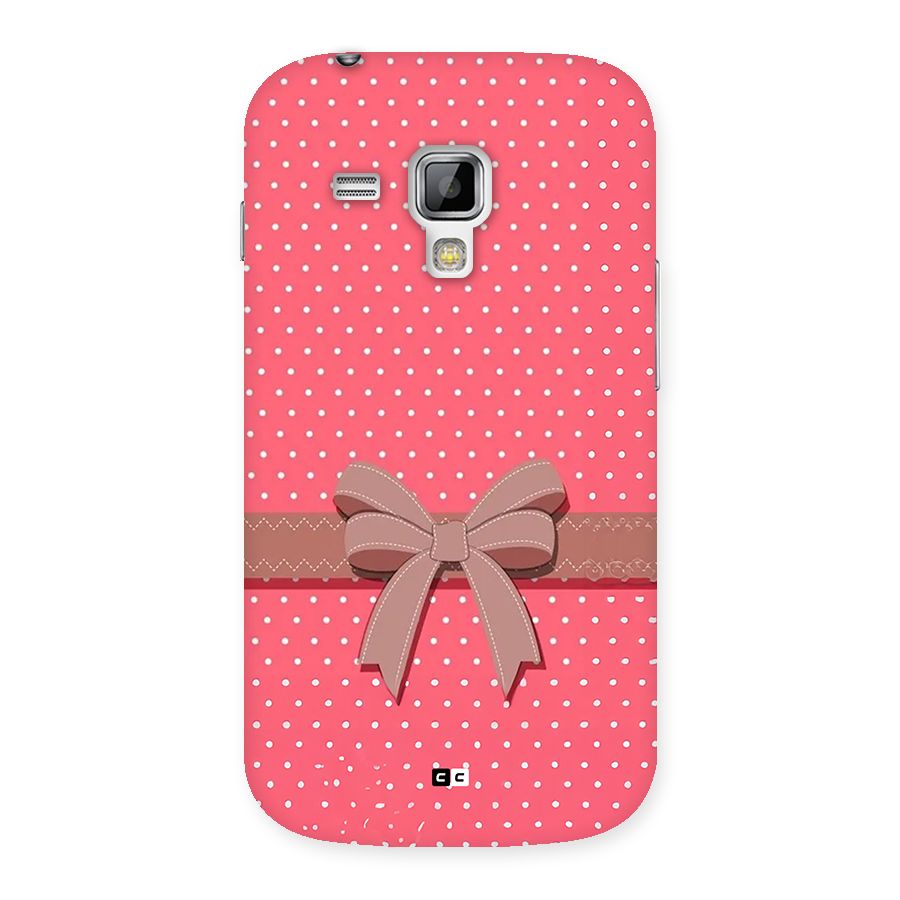Gift Ribbon Back Case for Galaxy S Duos