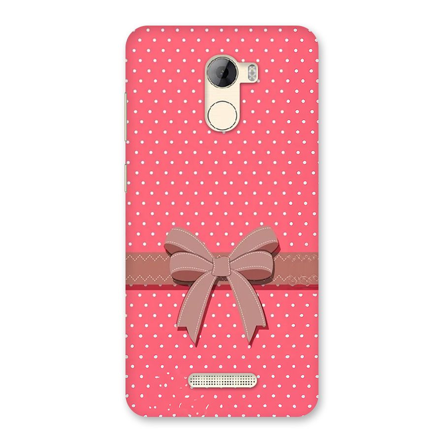Gift Ribbon Back Case for Gionee A1 LIte
