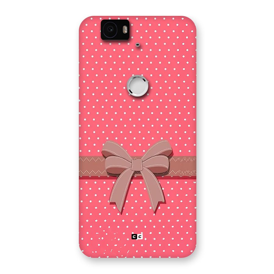 Gift Ribbon Back Case for Google Nexus 6P