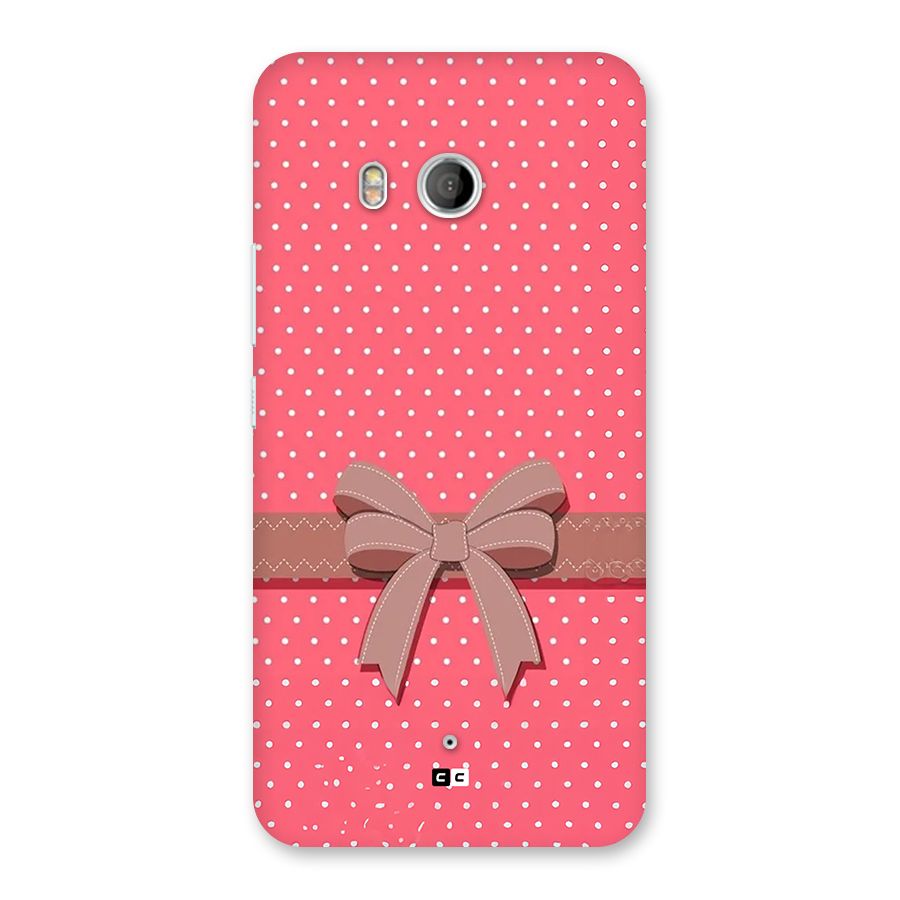 Gift Ribbon Back Case for HTC U11