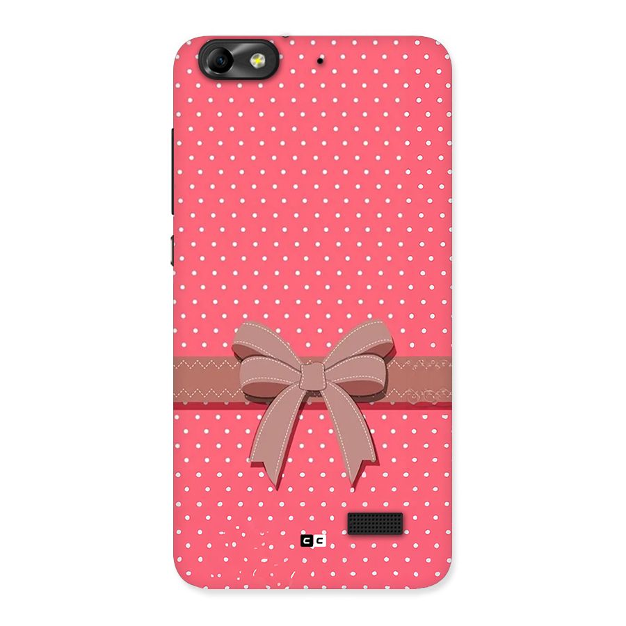 Gift Ribbon Back Case for Honor 4C