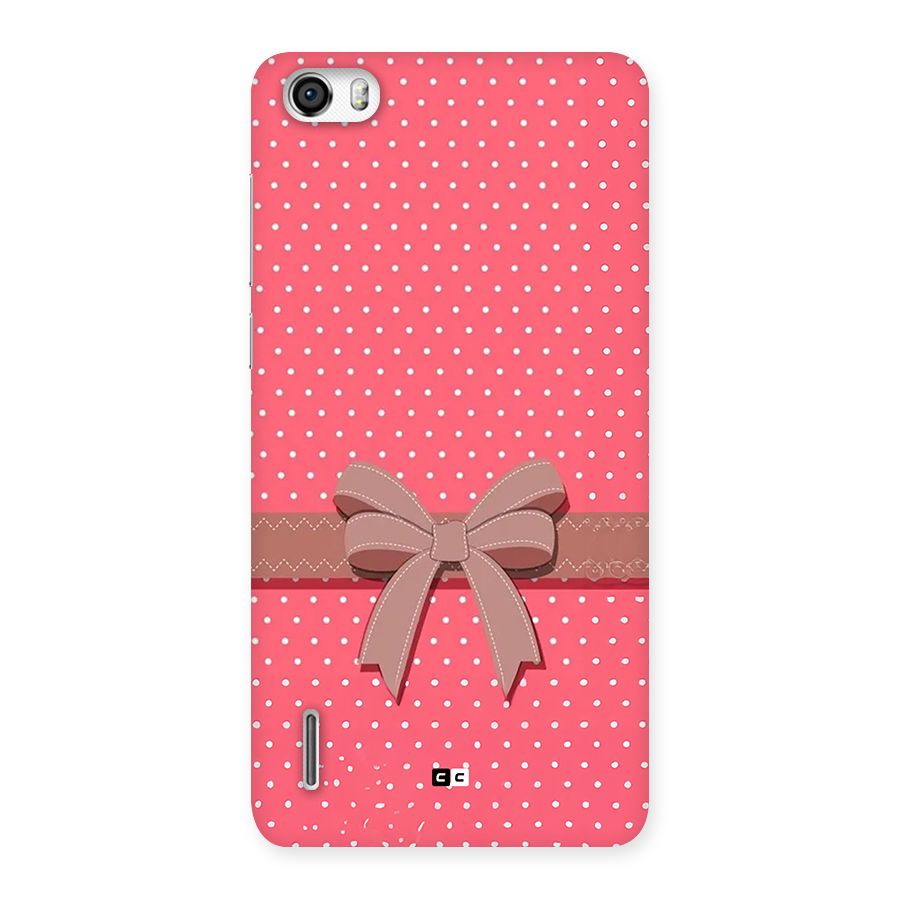 Gift Ribbon Back Case for Honor 6