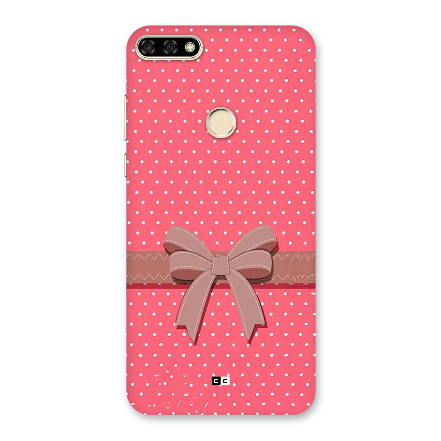 Gift Ribbon Back Case for Honor 7A