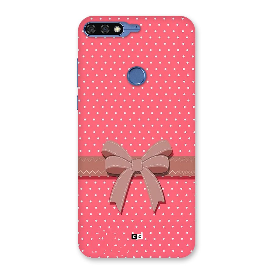 Gift Ribbon Back Case for Honor 7C