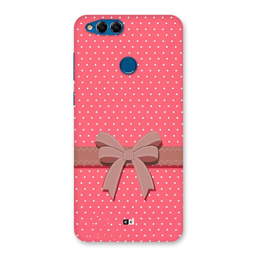 Gift Ribbon Back Case for Honor 7X