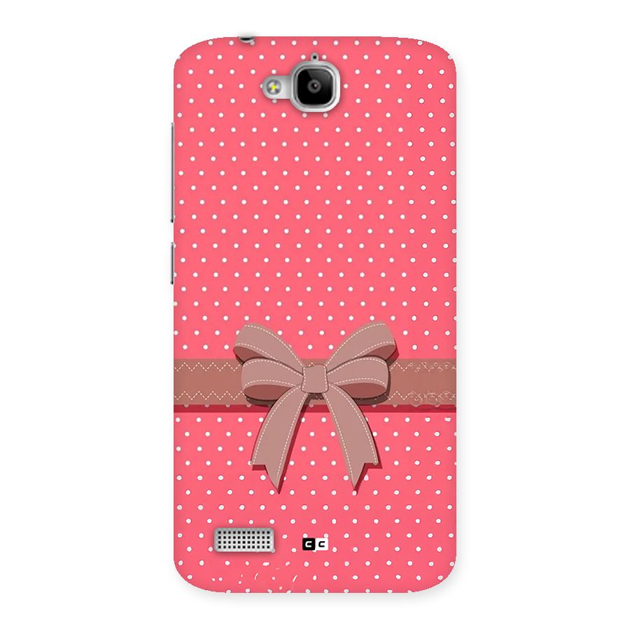 Gift Ribbon Back Case for Honor Holly