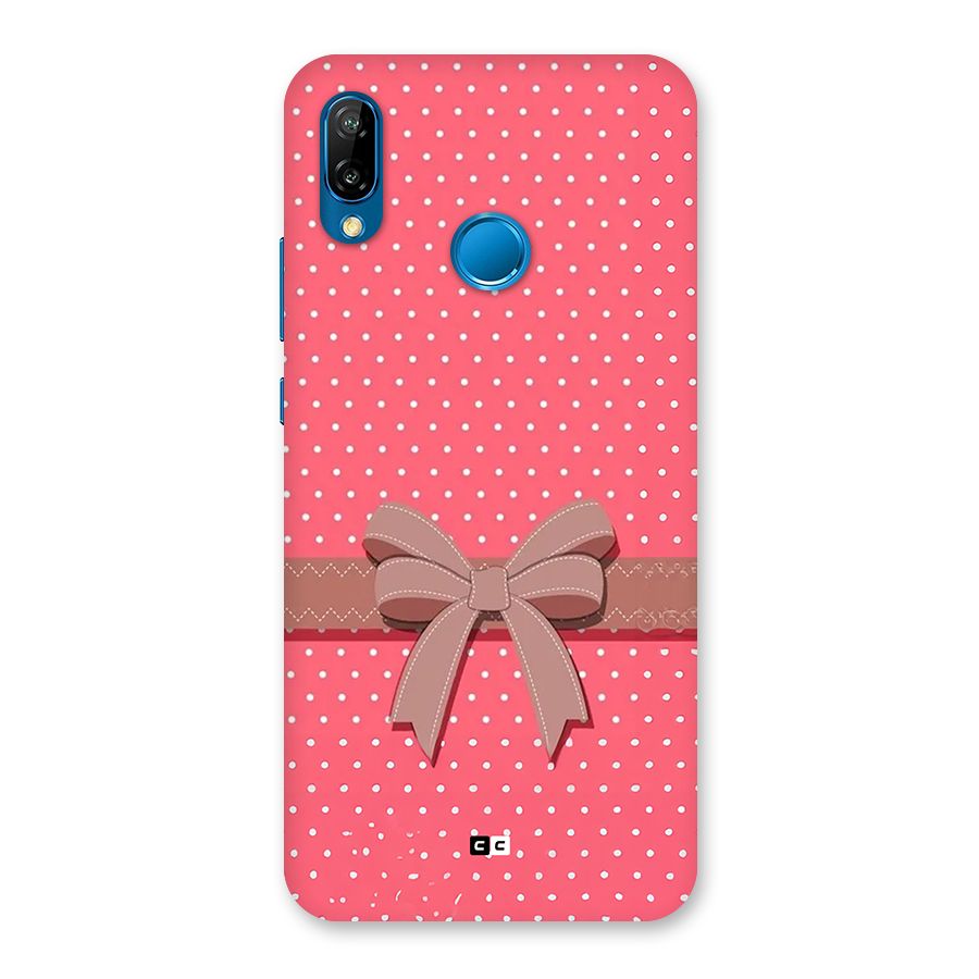 Gift Ribbon Back Case for Huawei P20 Lite