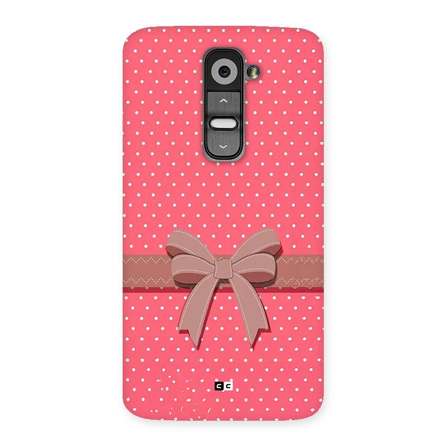 Gift Ribbon Back Case for LG G2