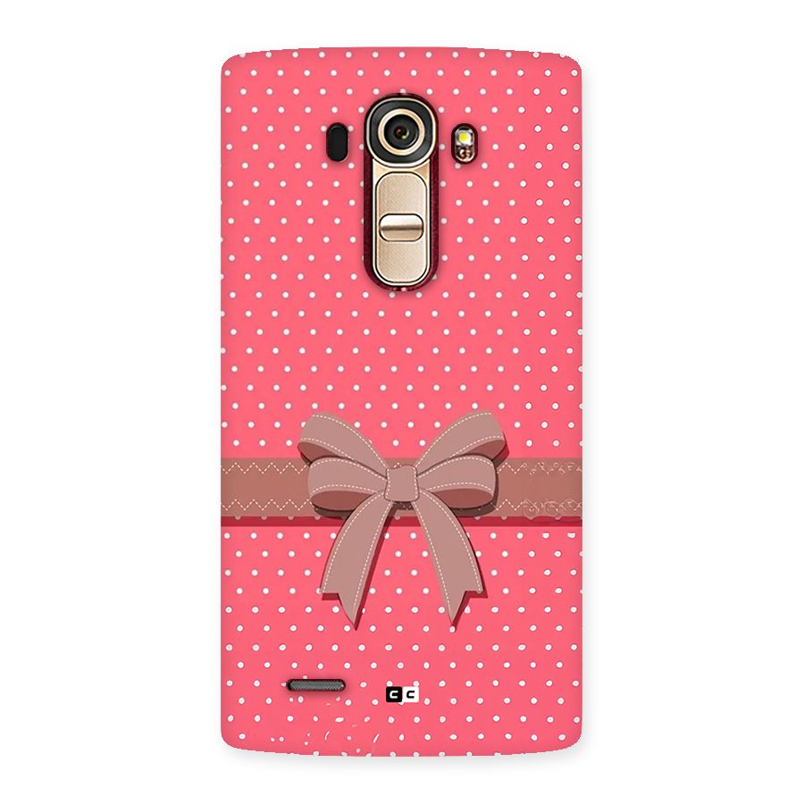 Gift Ribbon Back Case for LG G4