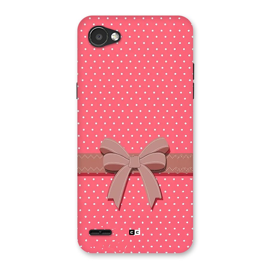 Gift Ribbon Back Case for LG Q6