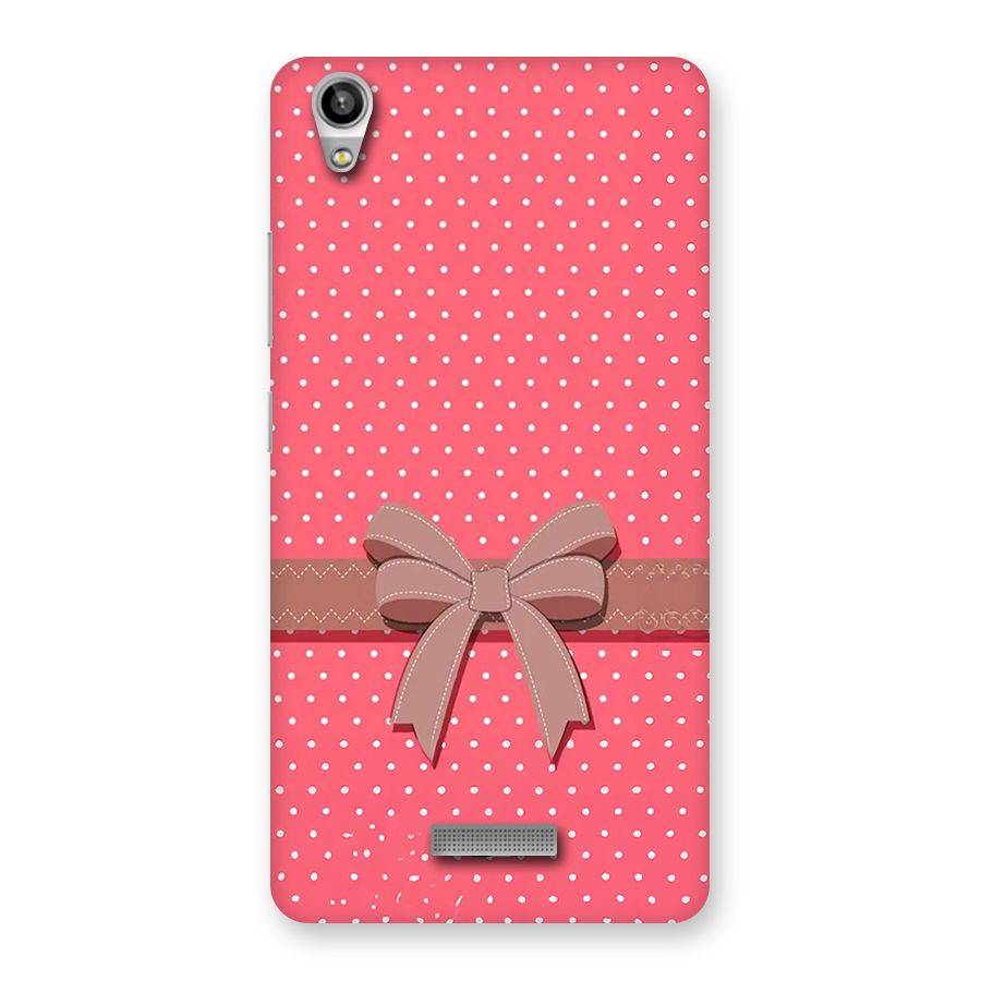 Gift Ribbon Back Case for Lava Pixel V1
