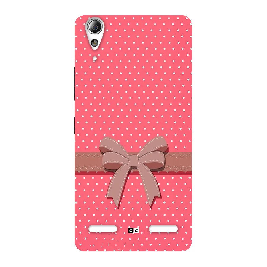 Gift Ribbon Back Case for Lenovo A6000 Plus