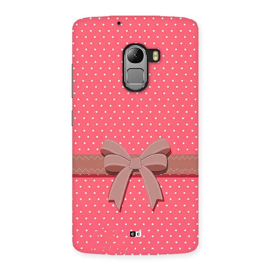 Gift Ribbon Back Case for Lenovo K4 Note