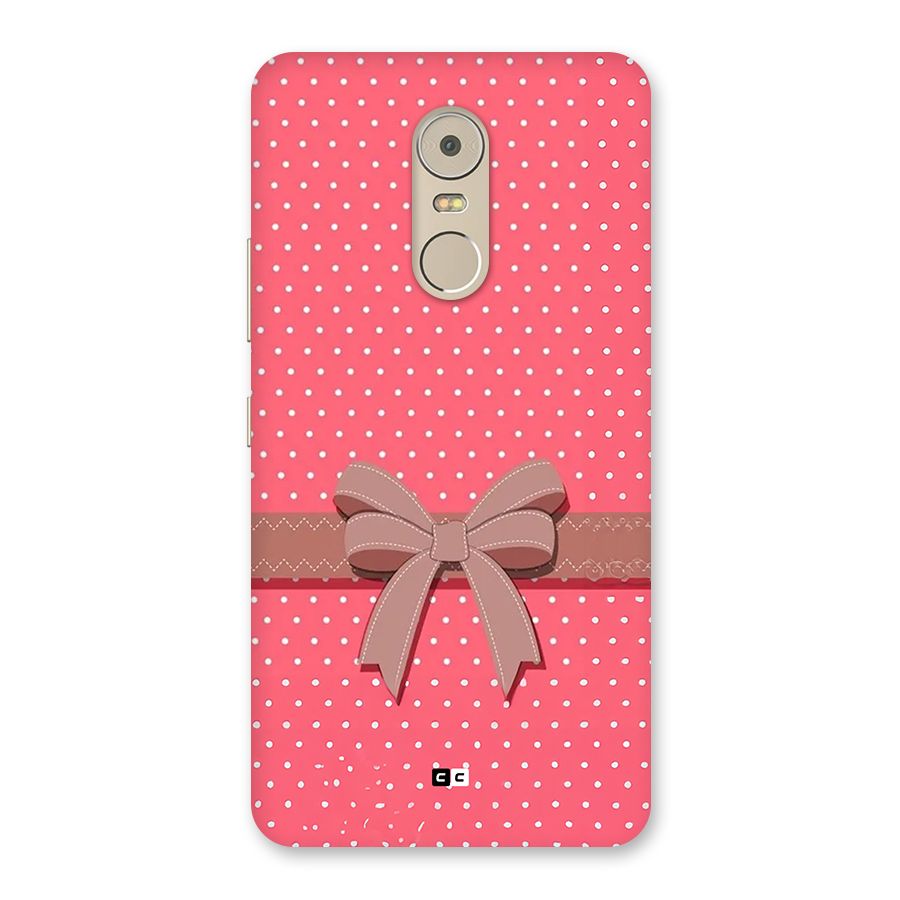 Gift Ribbon Back Case for Lenovo K6 Note