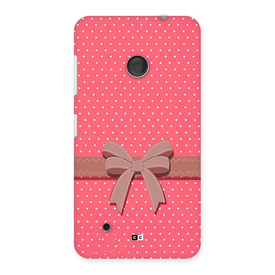 Gift Ribbon Back Case for Lumia 530