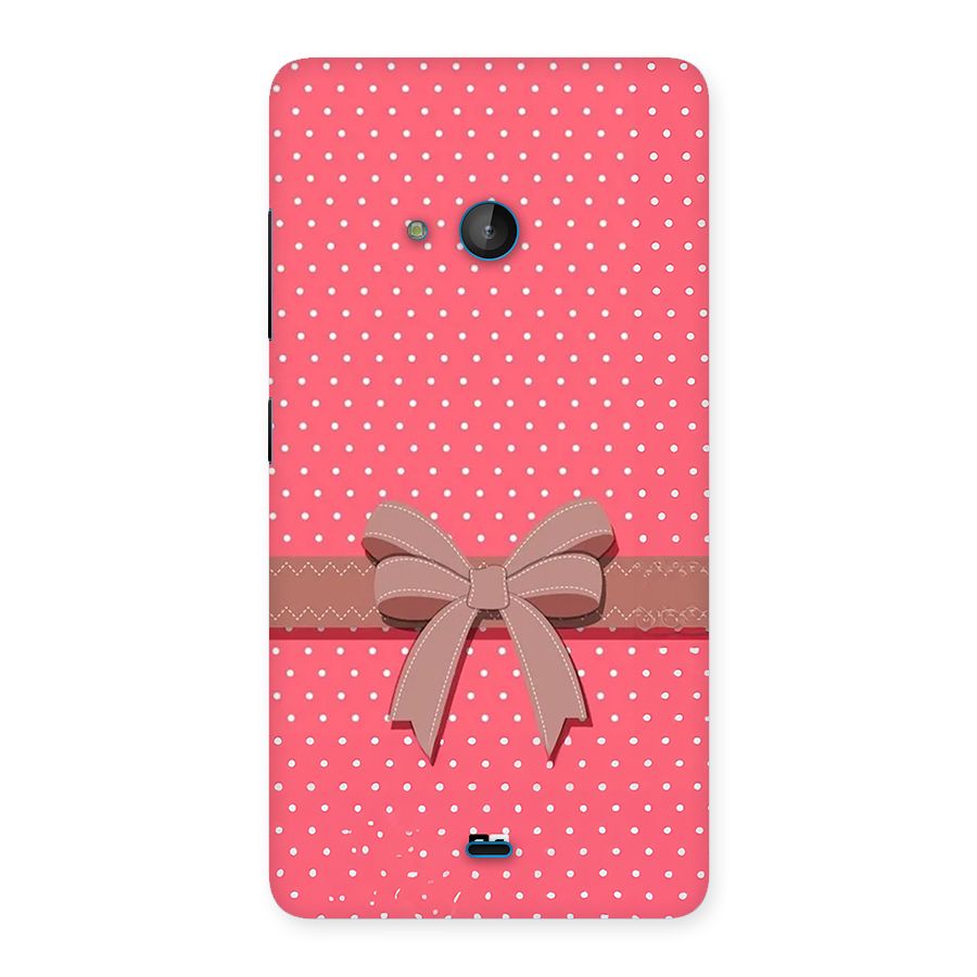 Gift Ribbon Back Case for Lumia 540