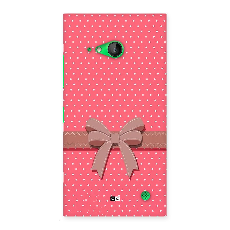 Gift Ribbon Back Case for Lumia 730