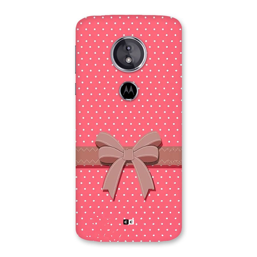 Gift Ribbon Back Case for Moto E5