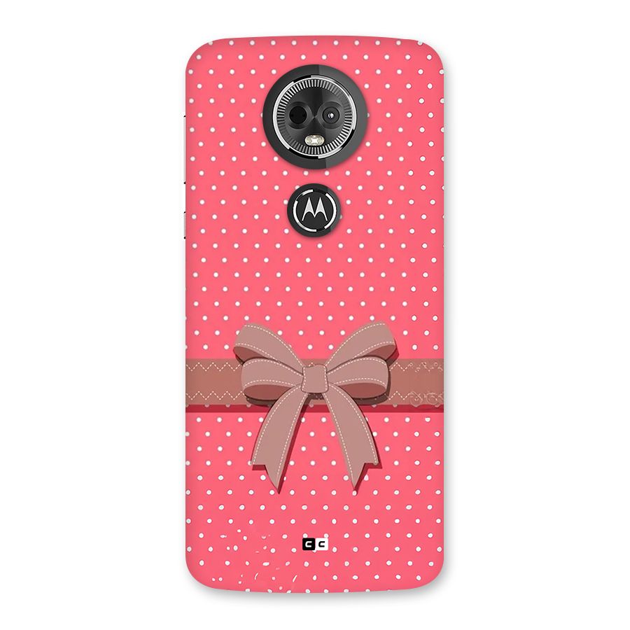 Gift Ribbon Back Case for Moto E5 Plus