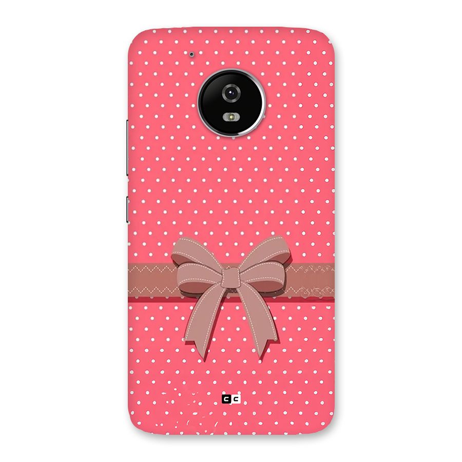 Gift Ribbon Back Case for Moto G5