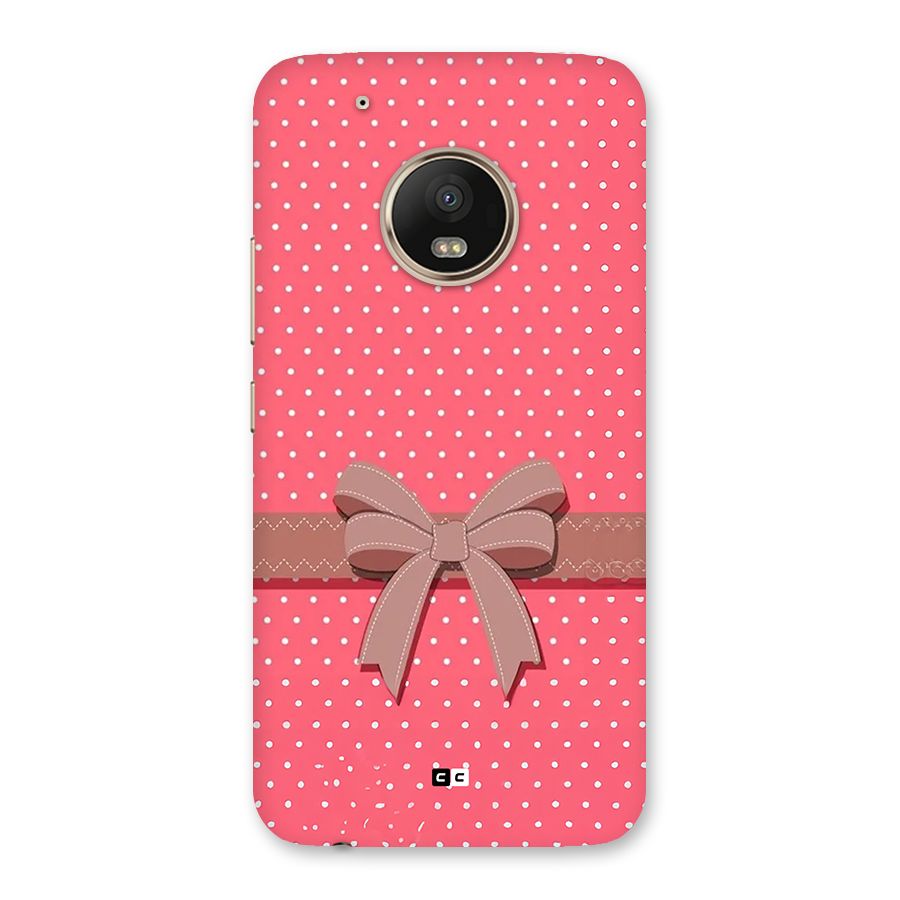 Gift Ribbon Back Case for Moto G5 Plus