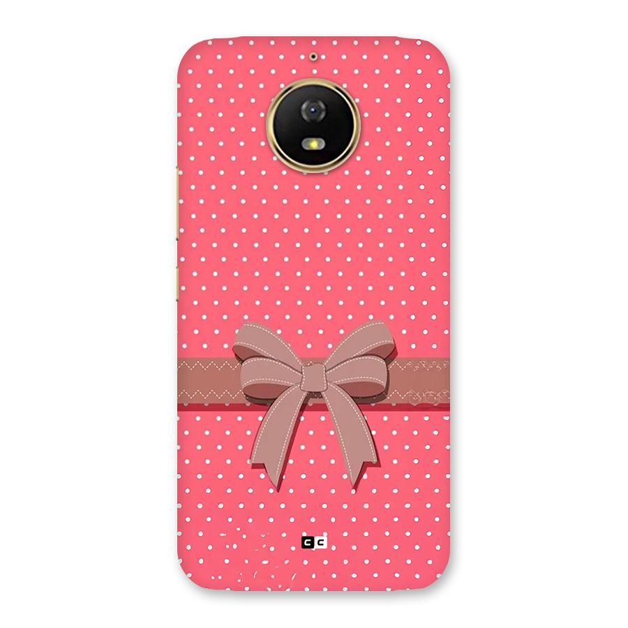 Gift Ribbon Back Case for Moto G5s