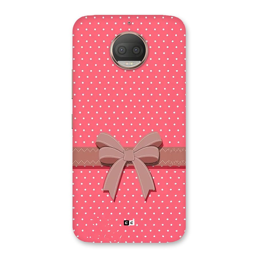 Gift Ribbon Back Case for Moto G5s Plus