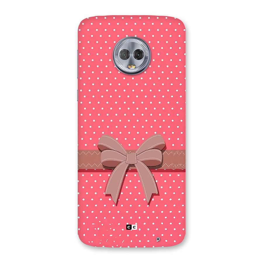 Gift Ribbon Back Case for Moto G6 Plus
