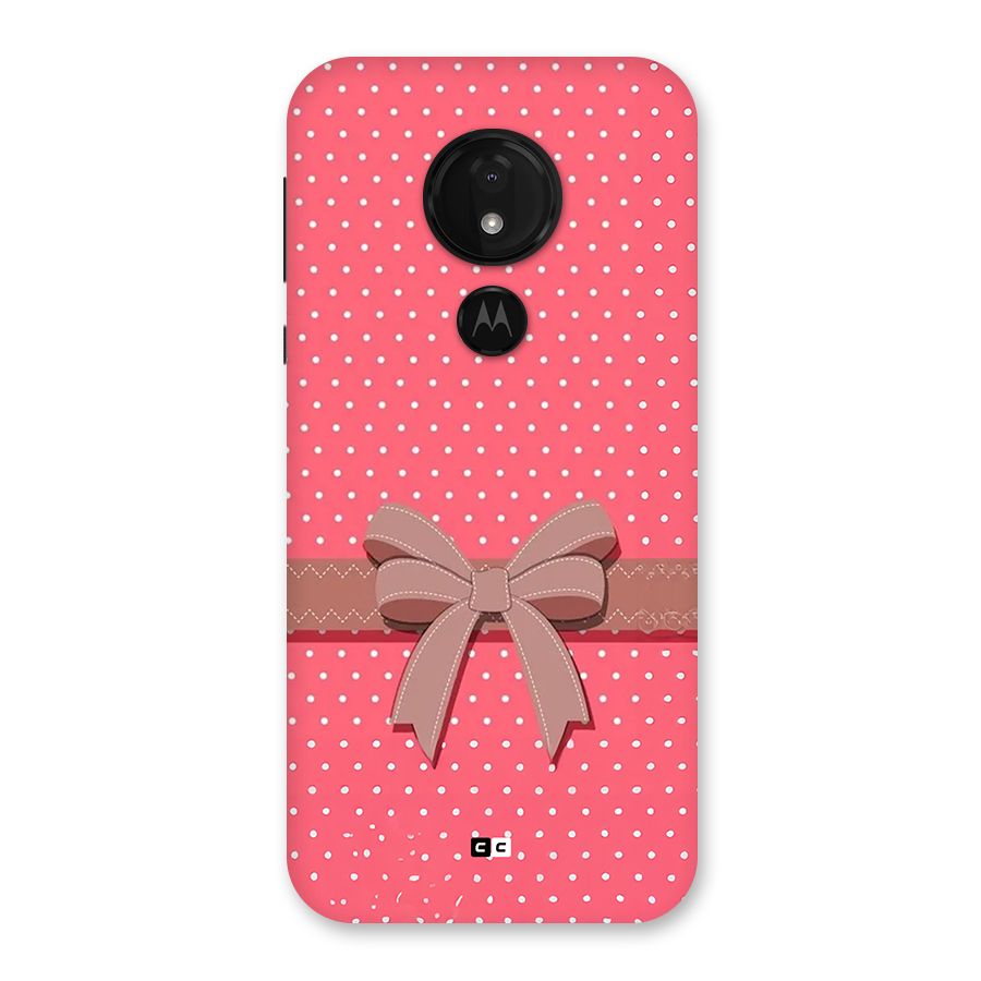 Gift Ribbon Back Case for Moto G7 Power