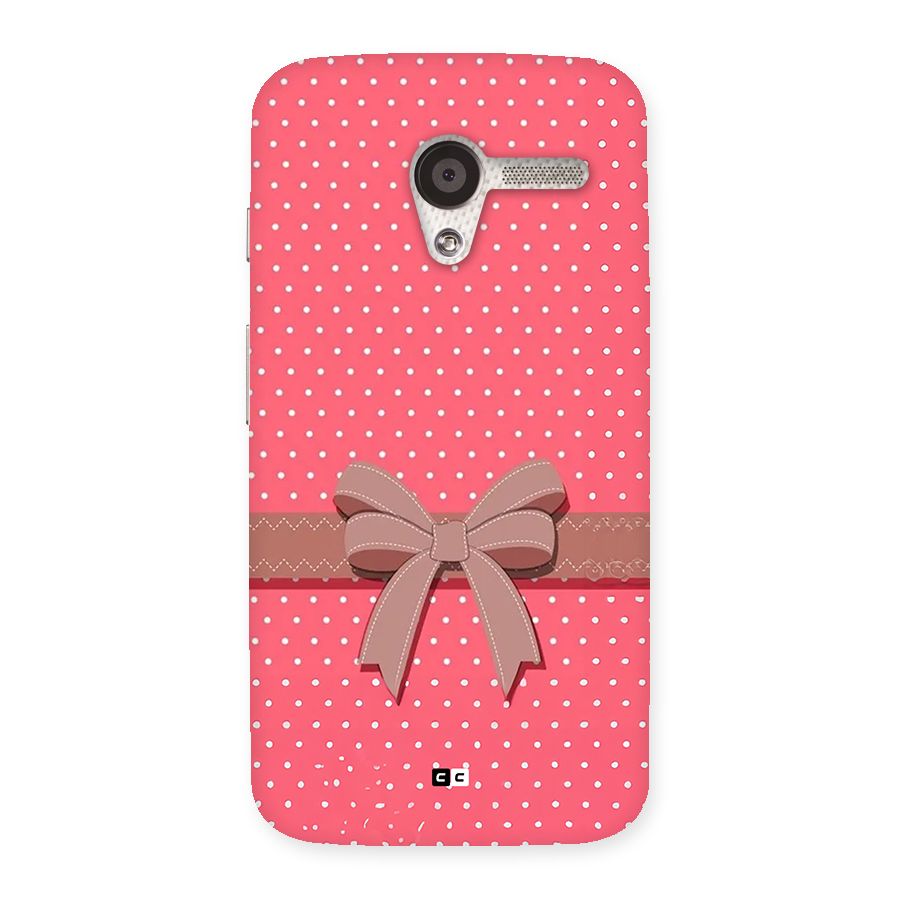 Gift Ribbon Back Case for Moto X