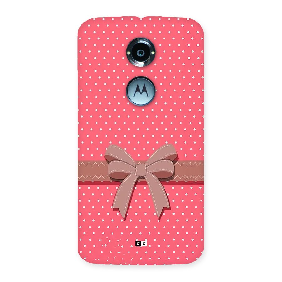 Gift Ribbon Back Case for Moto X2