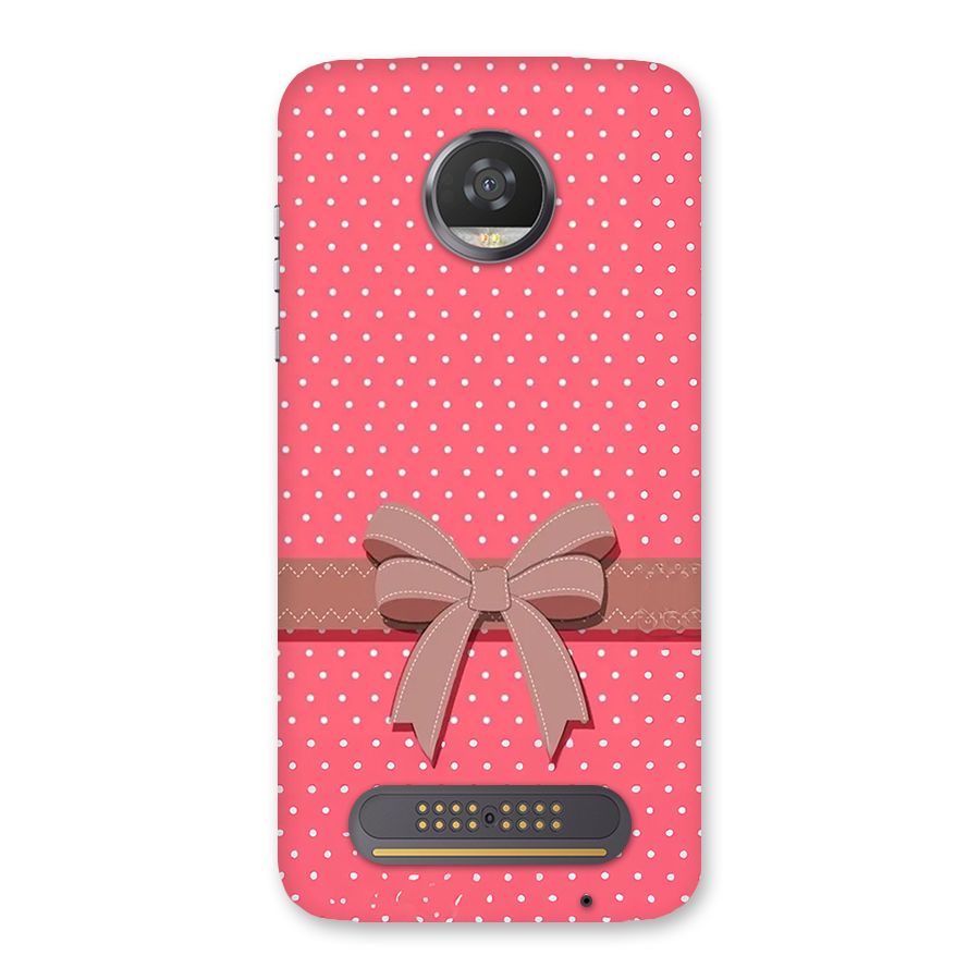 Gift Ribbon Back Case for Moto Z2 Play