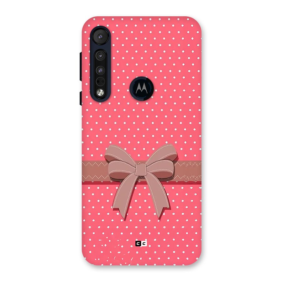 Gift Ribbon Back Case for Motorola One Macro