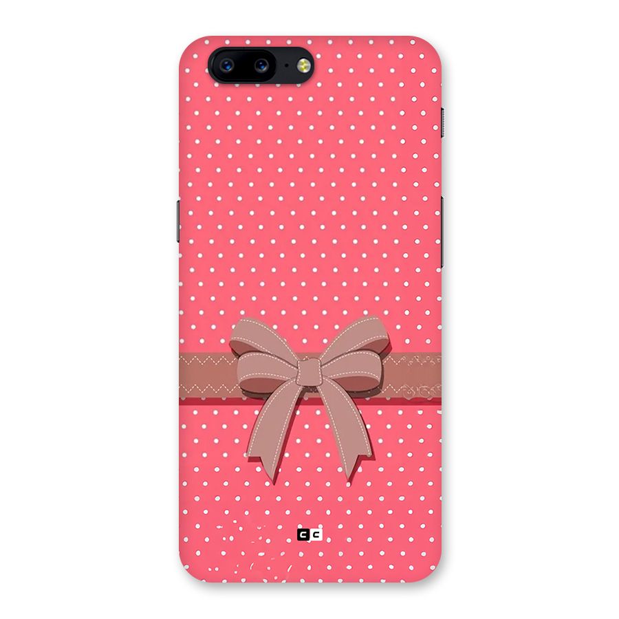 Gift Ribbon Back Case for OnePlus 5